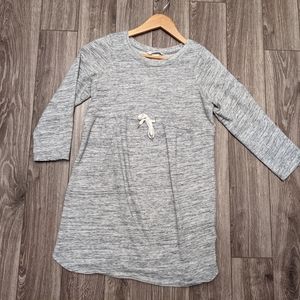 EUC Maternity (XS) - H&M Grey Melange Sweatshirt Tunic/dress